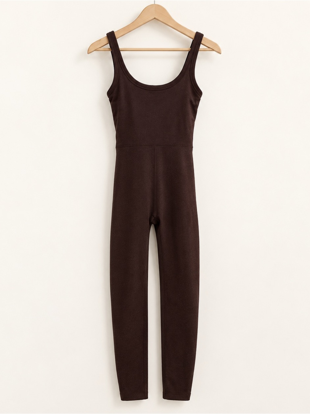 Vuori Halo Essential Jumpsuit XXS Mahogany Heather - Picture 2 of 4